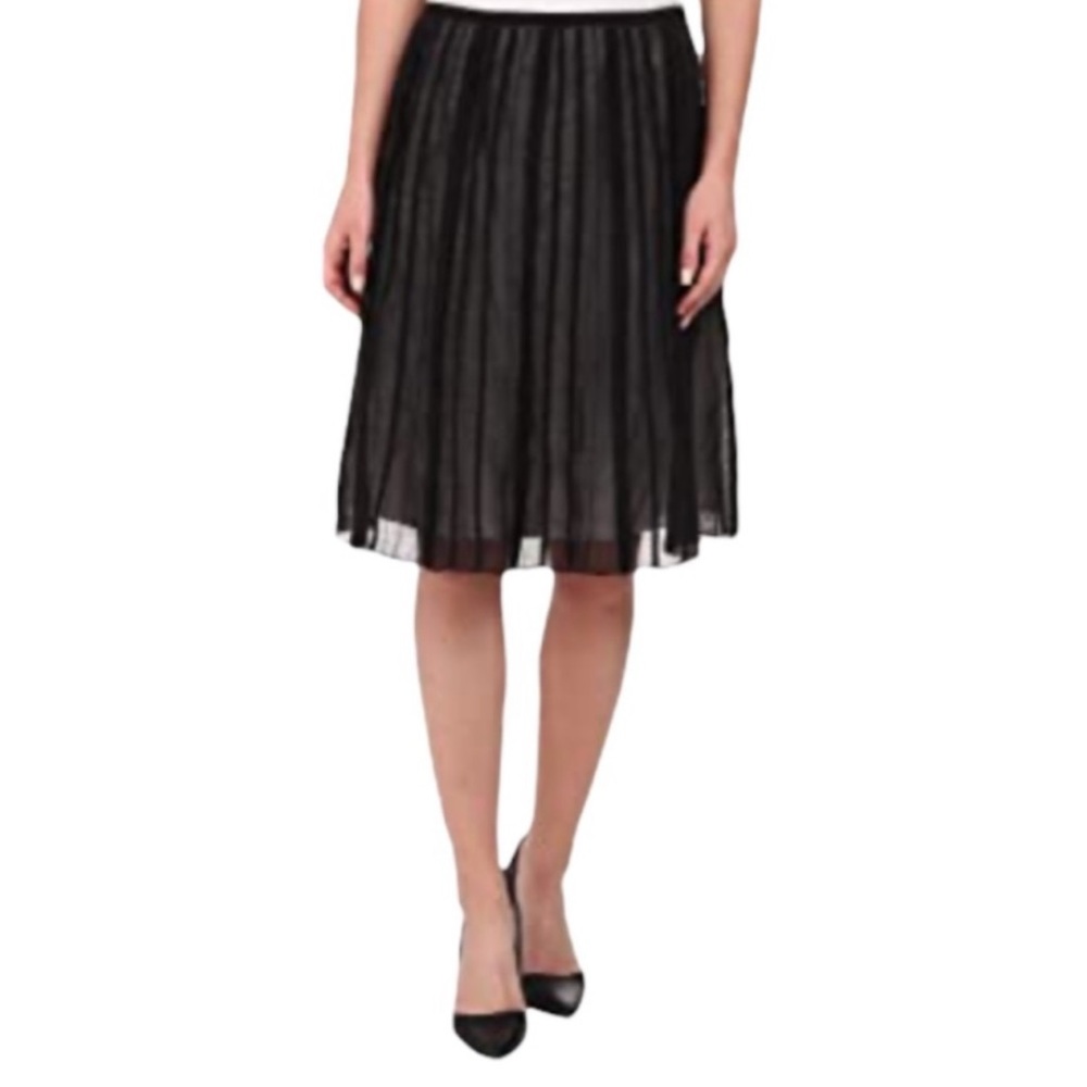 Nic + Zoe Batiste Skirt - size women's 12 black onyx - knee length - Nordstrom